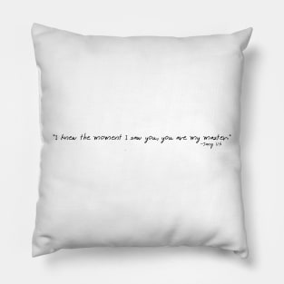 &quot;I knew the moment I saw you, you are my master&quot; Alchemy of Souls Pillow