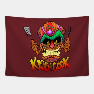 kiss the cook Tapestry