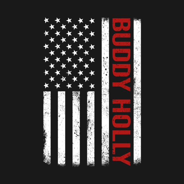 Graphic Buddy Proud Name US American Flag Birthday Gift by Intercrossed Animal 