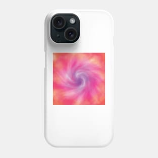 Pink, purple and orange tie dye effect Phone Case