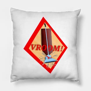 VROOM! Vacuum on the move! Pillow