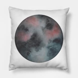 Moon watercolor Pillow