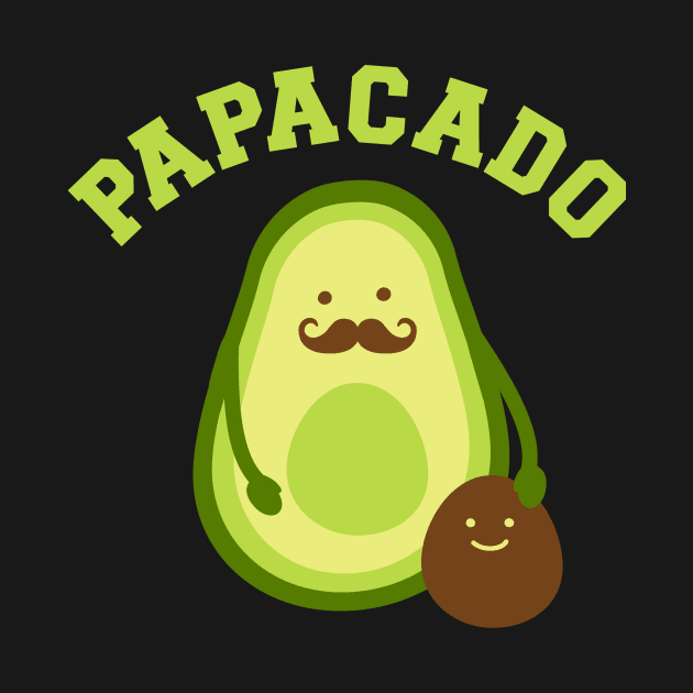 Papacado funny gift for new dad or daddy announcement by Designzz