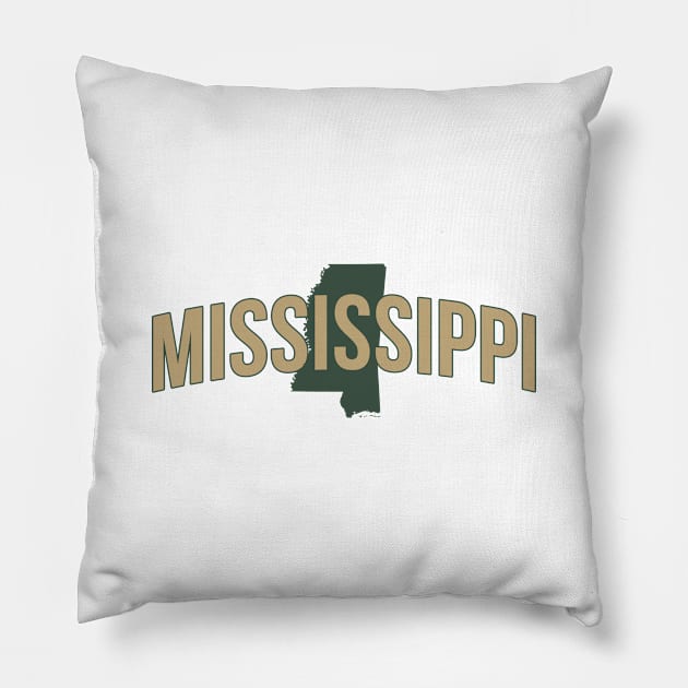 mississippi Pillow by Novel_Designs