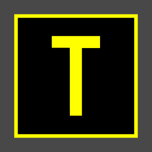 T - Tango - FAA taxiway sign, phonetic alphabet T-Shirt