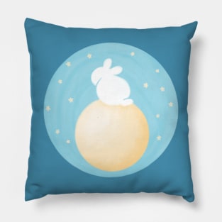 Bunnys on the Moon - Japanese Legends Pillow