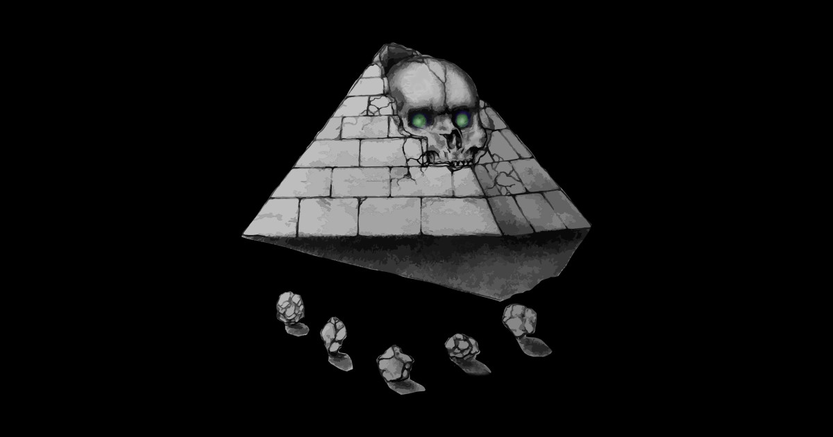 Stonegood - Skull & Pyramid - Stonegood - Sticker | TeePublic