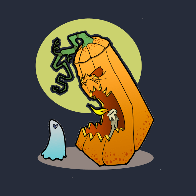 Pumpkin Ghost by RichCameron