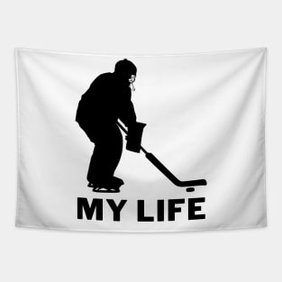 Hockey goalie Tapestry