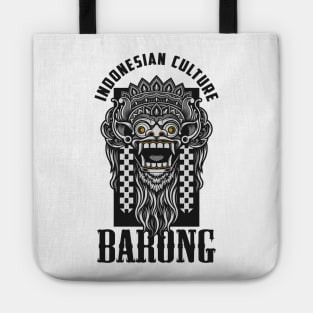 Bali Barong Indonesian Heritage Denpasar Kuta Beach Tote