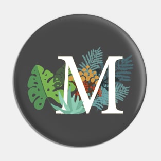 Plant Letter M Pin