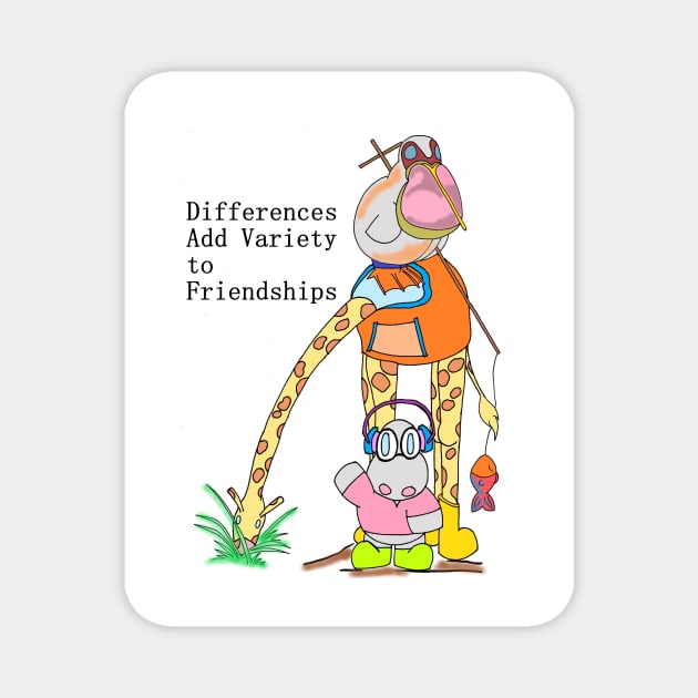 Friends forever Magnet by Little but Mighty