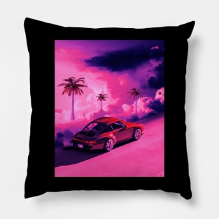 Outrun dawn Pillow