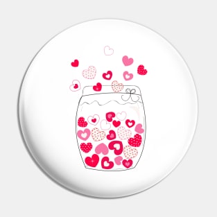 Jar of hearts Pin