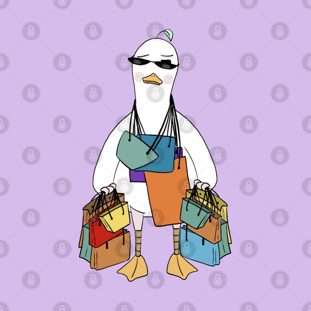 Shopaholic Doo Doo duck by LaartStudio