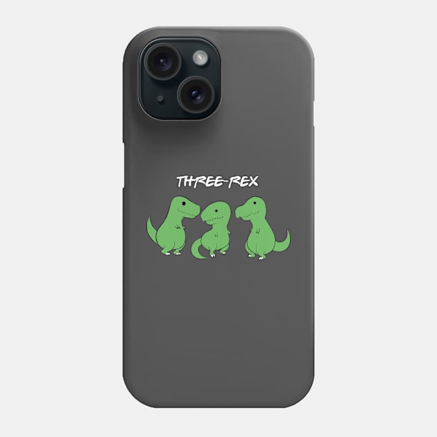 Three-Rex Phone Case by Fan.Fabio_TEE