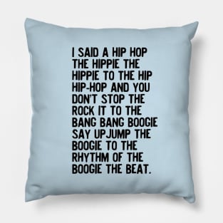 rappers delight Pillow