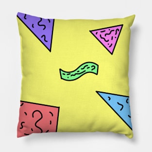 Retro 80s Pattern Pillow