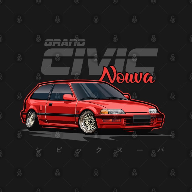 Civic Nouva (Candy Red) by Jiooji Project