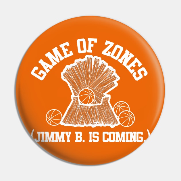 Jimmy B's Game of Zones Pin by PopCultureShirts