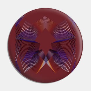 Geometric lineart galaxy purple Pin