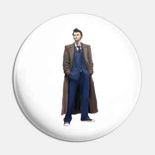 The 10th Dr Who: David Tennant Pin