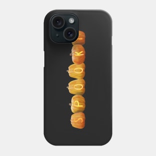 SPOOKY Jack o'lantern pumpkins (perfect for Halloween) Phone Case