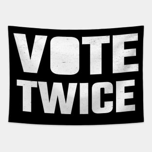 Vote Twice Tapestry