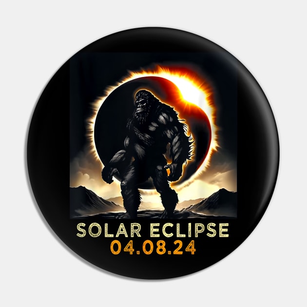 Solar Eclipse 2024 Bigfoot, April 8 2024, Astronomy, Celestial, Eclipse Lover, Eclipse Event 2024 Pin by artbyhintze