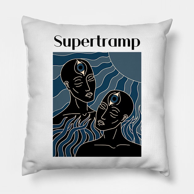 The Dark Sun Of Supertramp Pillow by limatcin