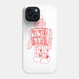 Red Robot Phone Case