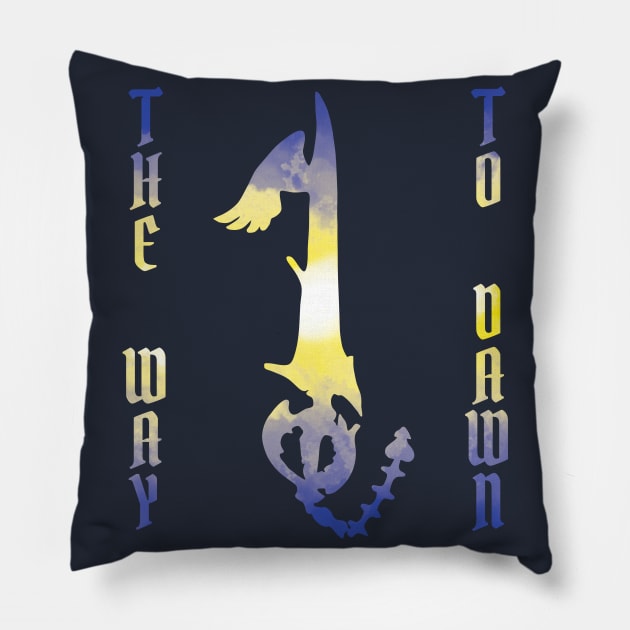 Kingdom Hearts Riku 'The Way To Dawn' Pillow by GysahlGreens