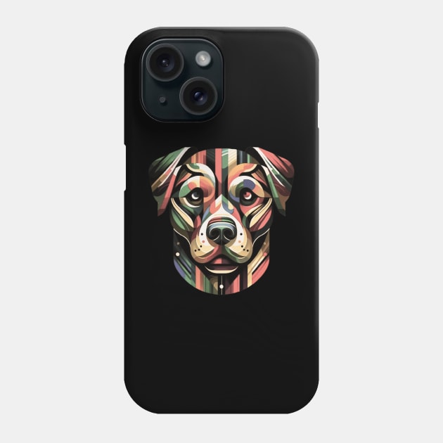 The face of a dog in dark colors Phone Case by  El-Aal