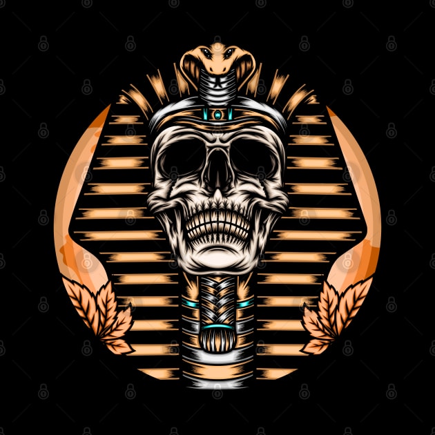 King pharaoh skull by WODEXZ