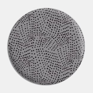 Monochrome Dots Pattern Pin