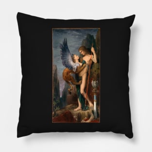 Oedipus and the Sphinx - Gustave Moreau Pillow