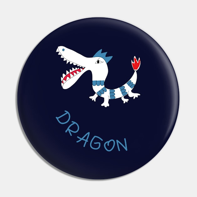 DRAGON an imaginary animal Pin by FunnyFunPun