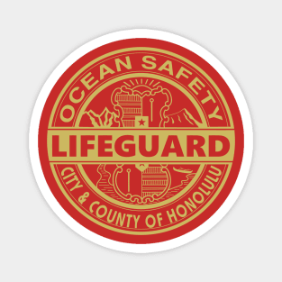 Honolulu Lifeguard Magnet