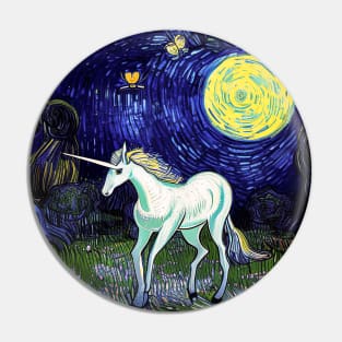 Unicorn forest Pin