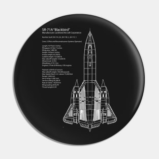 SR71 Blackbird Pin