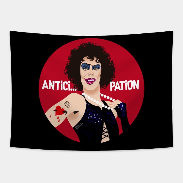 Antici...pation Tapestry by AlejandroMogolloArt