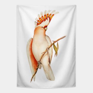 Australian Major Mitchell Cockatoo Bird Illustration Tapestry