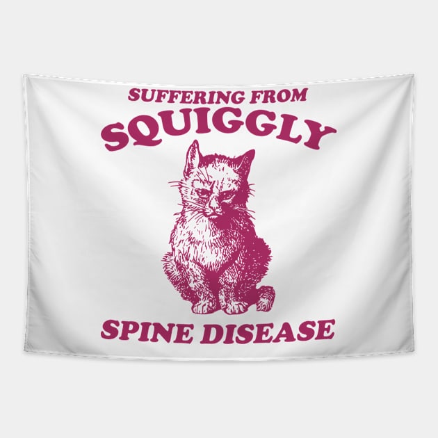 Scoliosis spine pain "squiggly spine disease" funny representation chronic illness disability rep Tapestry by CamavIngora