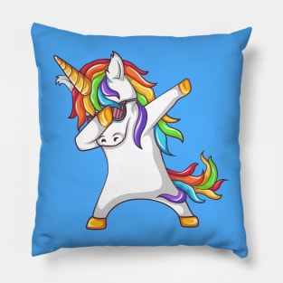 Dabbing Unicorn Pillow