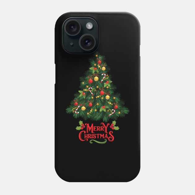 Merry Christmas Tree Phone Case by starryskin