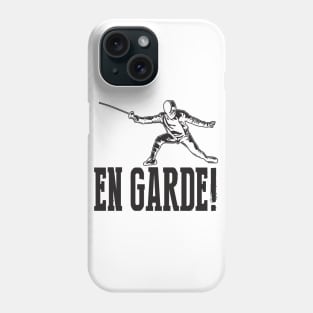 En Garde! (Black) Phone Case