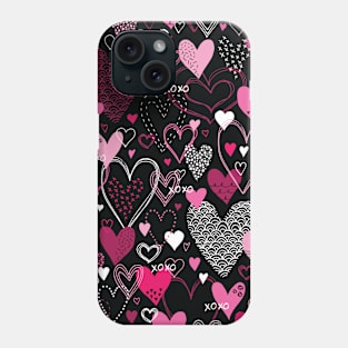 Hearts and Kisses Phone Case