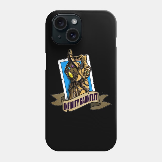 infinity gauntlet Phone Case by dubcarnage