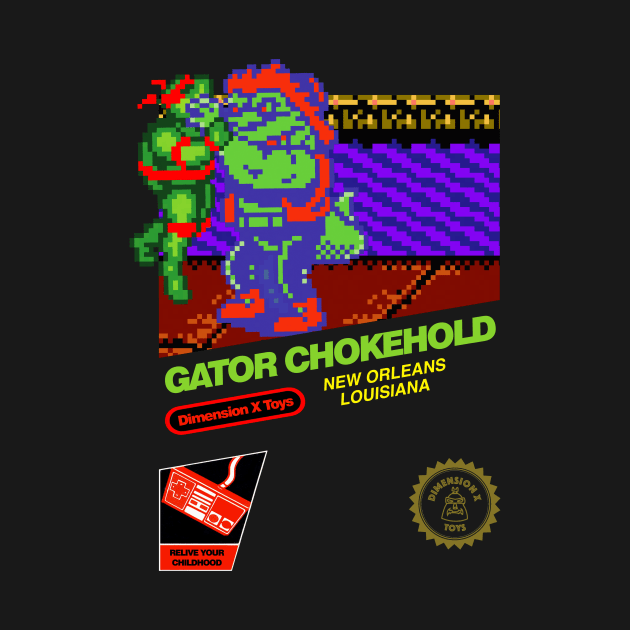 Gator Chokehold (raph) by dimensionxtoys