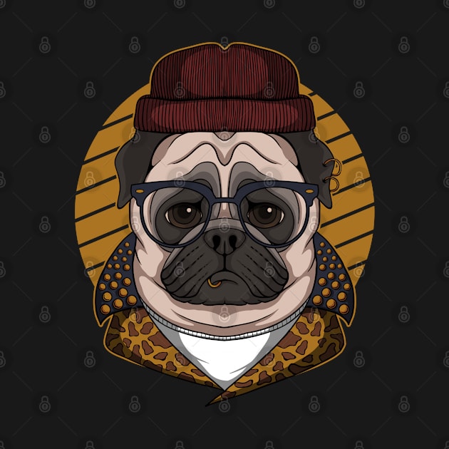 Pug Dog feeling like a gentleman by YousifAzeez